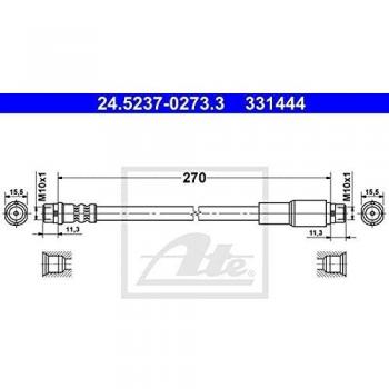 ATE Brake Tube 24523702733