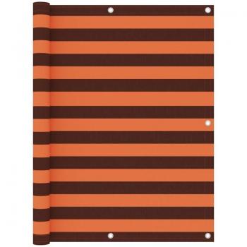 Privacy Balkonscherm 120x300 cm in Oranje Oxford Weefsel