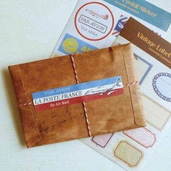 MINKYS 20pcs Thickened Kraft Paper Envelopes
