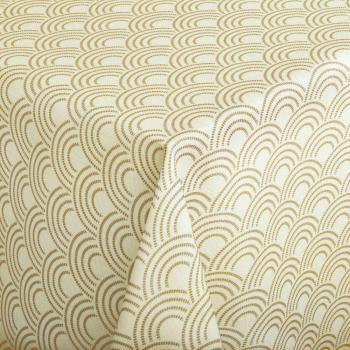 Erwin M. „Goa“ Rechteck-Tischdecke 110x140 cm – Sandfarben