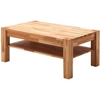 Robas 58703KB6 Peter Kernbuche Couchtisch – Massivholz, keilverzinkt, geölt