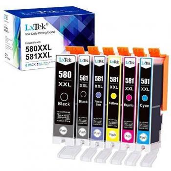 Cartucce d'inchiostro LxTek PGI-580XXL CLI-581XXL per Canon