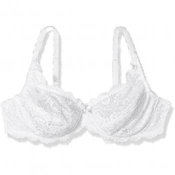 Playtex Sujetador Floral Elegante, Blanco, 130C ES