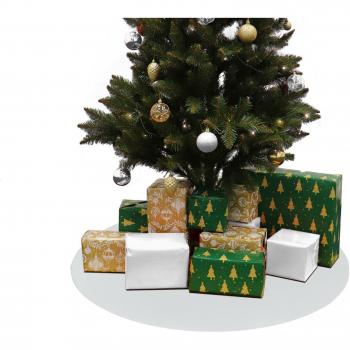 Dekorativer Baumteppich für Weihnachten