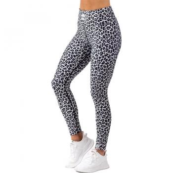 EIVY Damen Hose Icecold Schneeleopard Grau XL