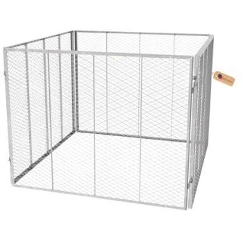 Composteur Galvanisé GeZu Impex – bac à compost 800 L, dimensions 100 × 100 × 80 cm, recyclable