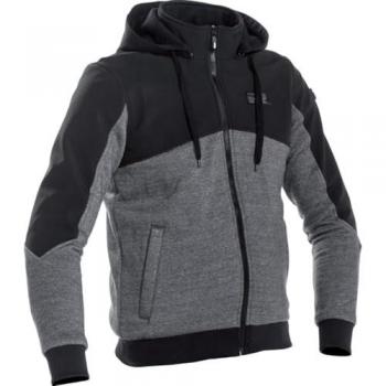 Felpa con cappuccio Richa Titan Core Grigia da Moto con zip