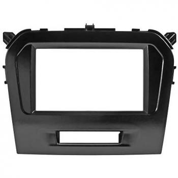Mascherina Adattatore Autoradio 2DIN Nero Lucido per Suzuki Vitara 2015 Phonocar Ref. 03708