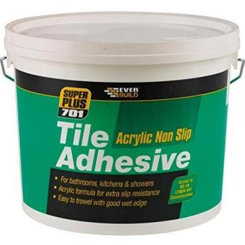 Everbuild 701 Super Plus Non Slip Wall Tile Adhesive 10 Litre