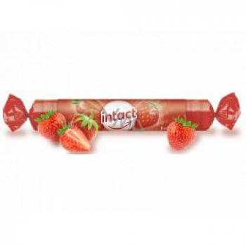 Intact Hroznový Cukr S Vit.C Jahoda 16ks