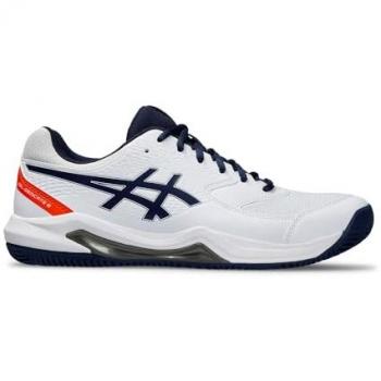 ASICS Gel-Dedicate 8 Herren Sandplatzschuhe Weiß Größe 40.5