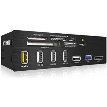 Lecteur universel USB 2.0 noir ICY BOX IB‑867‑B