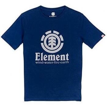 Camiseta de Manga Corta para Niños Element, Azul (Blue Depths)