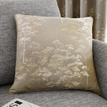 'Elmwood' Premium Metallic Jacquard Tree Design Filled Cushion