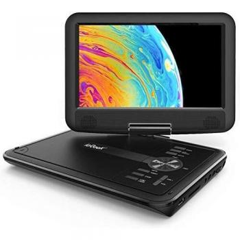 Region‑Free 11.5” Portable DVD Player with SD & USB Port