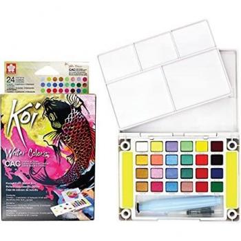 SAKURA Aquarellfarben Palette 24 Farben