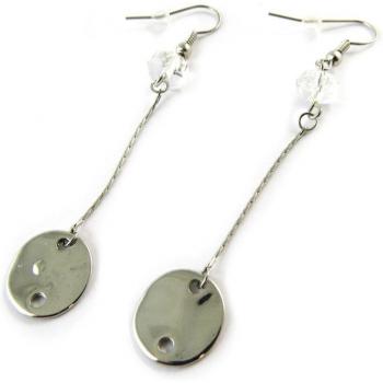 Les Trésors De Lily N9897 – Boucles Créateur Scarlett Argenté en solde 56 %