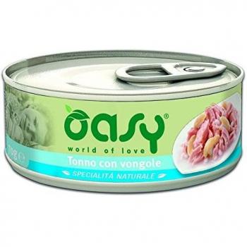 Oasy Specialità Naturale Gatto Tonno Con Vongole 70g 7630 7630