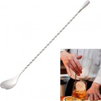 Verdrehter Edelstahl Barkeeper Löffel