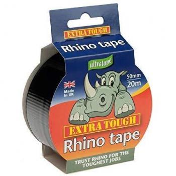 Rhino Premium Black Multi-Use Cloth Tape 50mm x 20m