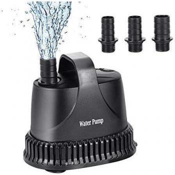 Mini Pompa Acqua Regolabile ERWEY – 35W, 2500L/h, Cavo Impermeabile per Piscina & Laghetto