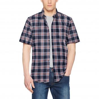 TOM TAILOR Herren Freizeithemd Ray Cosy Check Shirt Blau