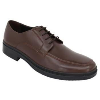 Brown Pegasus WideFit Leather Derby Lace Sneakers