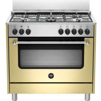 Cucina a gas con forno elettrico 90x60 cm crema