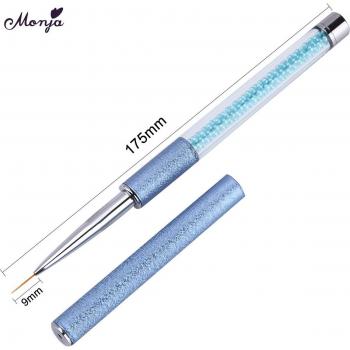 Stylo Bricolage Monja Nail Art Pinceau Rayé Fleur