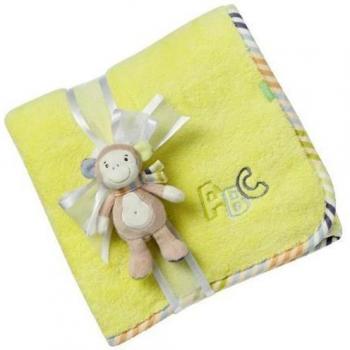 Kuscheldecke Affe (Fehn 081862) – Monkey Donkey Edition
