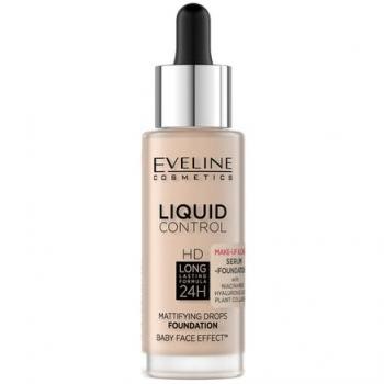 Fondotinta Eveline Liquid Control 002 Porcellana Soft 32 ml