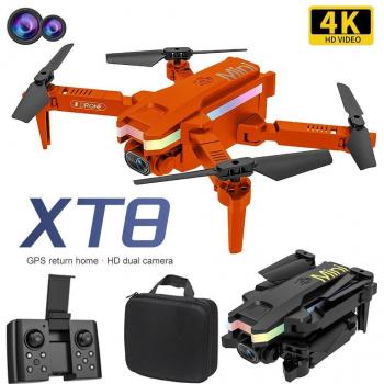 Drone Easy Fly XT8 pliable avec caméra 4K