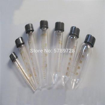 Glass Centrifuge Tubes with Graduated Lines and Screw Cap