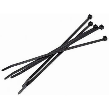 Refill Pack: Small Black Cable Ties 100mm x 2.5mm (Pack of 100)