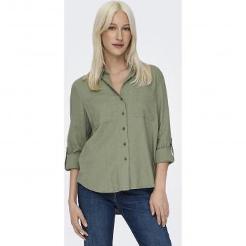 Camisa Solo Con Botones Frontales en Estilo Casual Only
