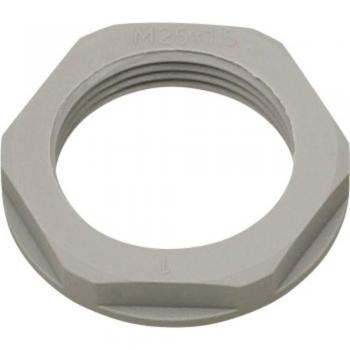 Polyamid M32 Flanged Locknut – Helukabel 94264 (RAL 7001)