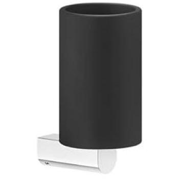 Gessi Rilievo Porte-Gobelet Noir à Fixation Murale