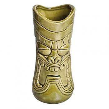 Ceramic Tiki Head Cocktail Mug 12.3oz