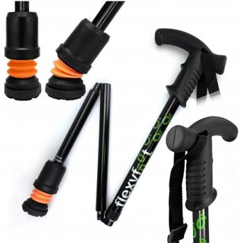 Flexyfoot Derby Handle Folding Walking Stick