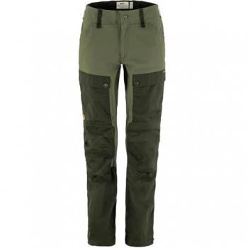 Fjällräven Keb Curved Trousers Women 36 Deep Forest/Laurel Green