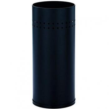 Porte-parapluie perforé en métal noir