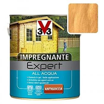 ImpregaV33: Impregnante all’Acqua in Gel – Linea Expert – Noce Chiaro – 0,75 Lt