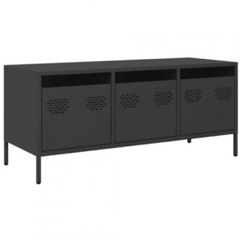 VidaXL Black TV Cabinet 101.5x39x43.5 cm Cold-rolled Steel