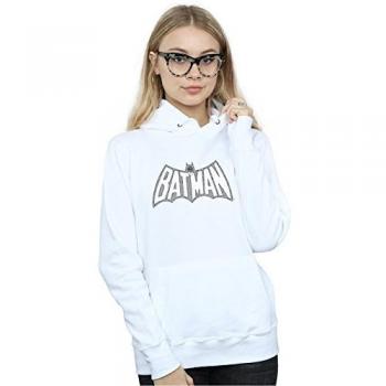 Retro Batman Crackle Hoodie voor Vrouwen met DC License