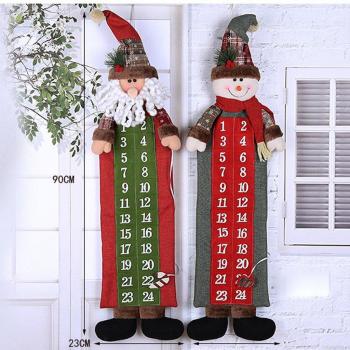 Calendario de Adviento con Sombrero de Navidad