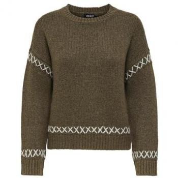 ONLY Pullover ONLAmanda Terra D'Ombra