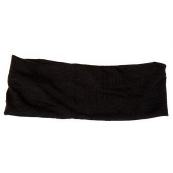 Inca Cinta Elástica Negra Ancha para el Cabello