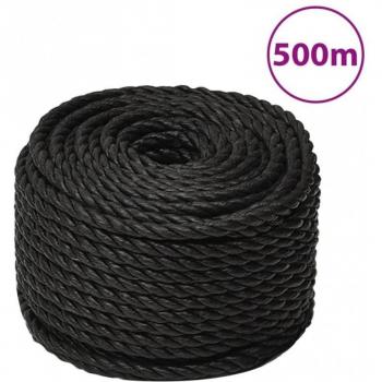 Corde d'amarrage noir 10 mm 500 m
