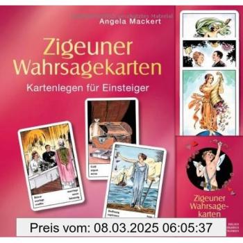 Zigeuner Wahrsagekarten-Set: Ein Kurs im Kartenlegen für Einsteiger. Set bestehend aus Buch und den original Wahrsagekarten von Piatnik