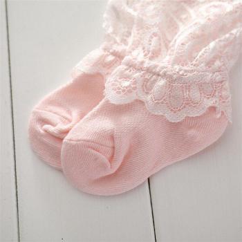 Summer Lace Knee Socks for Girls